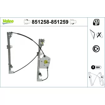 Lève-vitre VALEO 851258