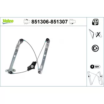 VALEO 851306 - Lève-vitre