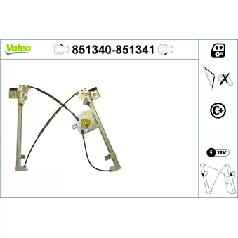 Lève-vitre VALEO OEM 95093206