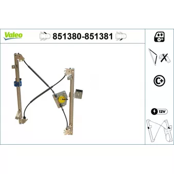 Lève-vitre VALEO 851380
