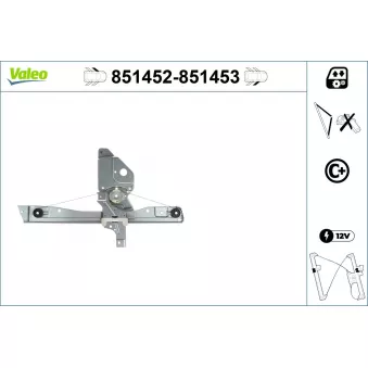 Lève-vitre VALEO 851452