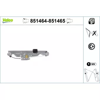 VALEO 851464 - Lève-vitre
