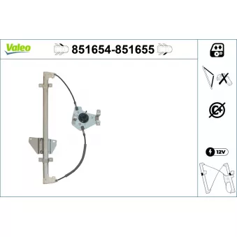Lève-vitre VALEO OEM 80701EB30C