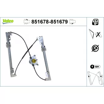VALEO 851678 - Lève-vitre