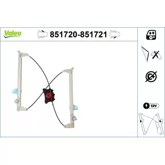 Lève-vitre VALEO 851720