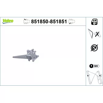 Lève-vitre VALEO OEM 6980442040