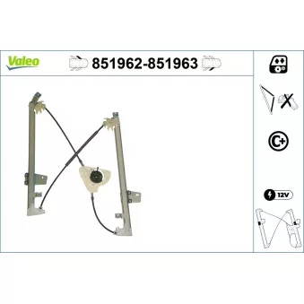 Lève-vitre avant gauche VALEO OEM 80771JD20A