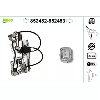 Lève-vitre avant gauche VALEO OEM 922383