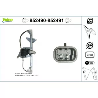 Lève-vitre arrière gauche VALEO OEM 12788913