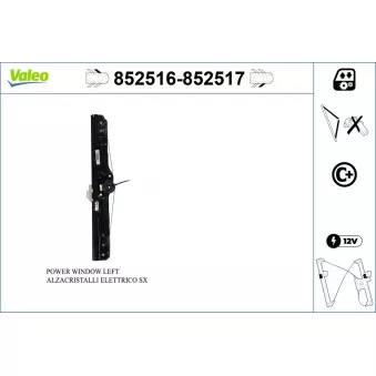 VALEO 852516 - Lève-vitre avant gauche