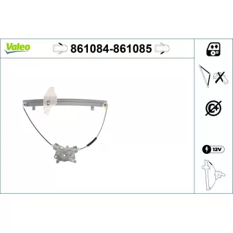 Lève-vitre avant gauche VALEO OEM 8240125000