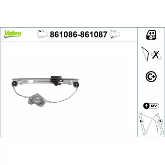 Lève-vitre arrière gauche VALEO OEM 1K4839461A