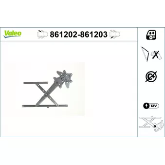 Lève-vitre arrière gauche VALEO OEM 51341944071