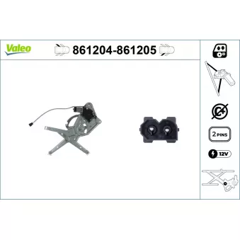 Lève-vitre arrière gauche VALEO OEM 51341944071