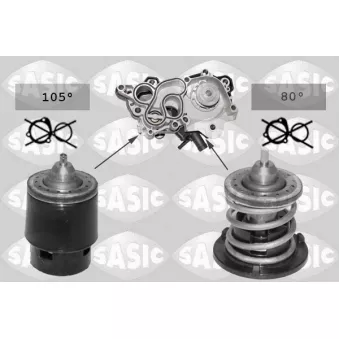 Thermostat, liquide de refroidissement SASIC OEM 04C121115E