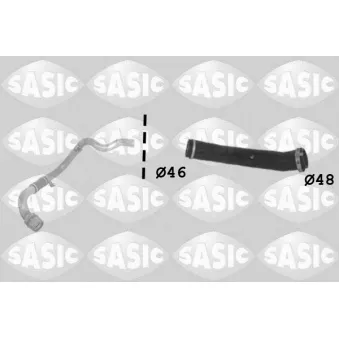 Gaine de suralimentation SASIC OEM 144608304R
