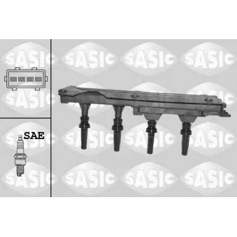 Bobine d'allumage SASIC OEM 9621104880