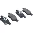 Jeu de 4 plaquettes de frein avant HERTH+BUSS JAKOPARTS [J3600831]