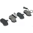 Jeu de 4 plaquettes de frein avant HERTH+BUSS JAKOPARTS [J3600834]