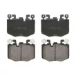 ABE C1B049ABE - Jeu de 4 plaquettes de frein avant