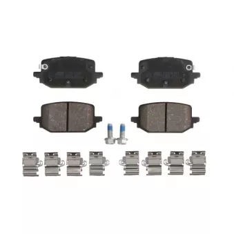 Jeu de 4 plaquettes de frein arrière ABE OEM D40606RA0B
