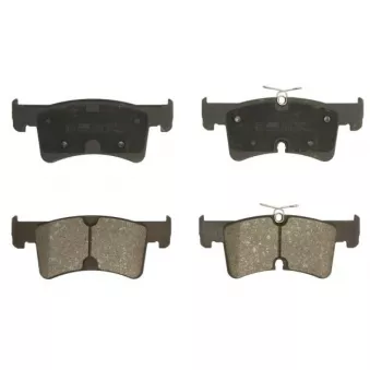 Jeu de 4 plaquettes de frein arrière ABE C2W045ABE pour SAAB 900 2,0 TDI - 150cv