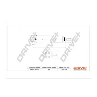 Jeu de 2 amortisseurs arrière Dr!ve+ OEM 701513031G