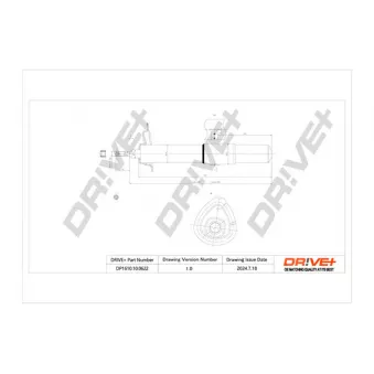 Amortisseur avant droit Dr!ve+ [DP1610.10.0622]