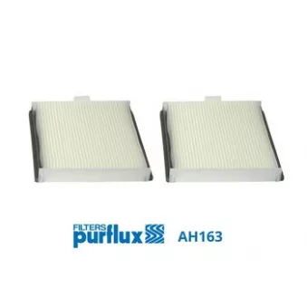 Filtre, air de l'habitacle PURFLUX AH163