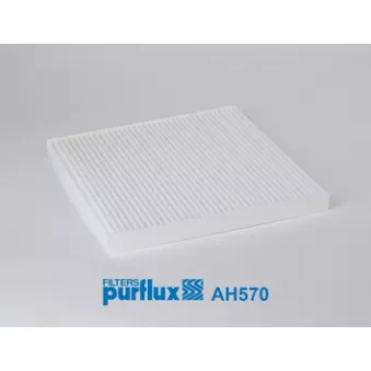 Filtre, air de l'habitacle PURFLUX AH570