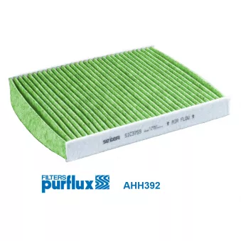 Filtre, air de l'habitacle PURFLUX AHH392