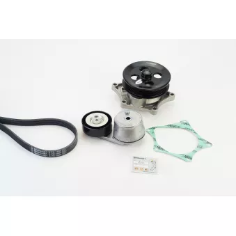 Pompe à eau+Jeu de courroie trapézoïdale à nervures CONTITECH OEM 1340077