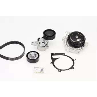 Pompe à eau+Jeu de courroie trapézoïdale à nervures CONTITECH 5PK1960WP1 pour MERCEDES-BENZ CLASSE C C 300 d 4-matic - 245cv