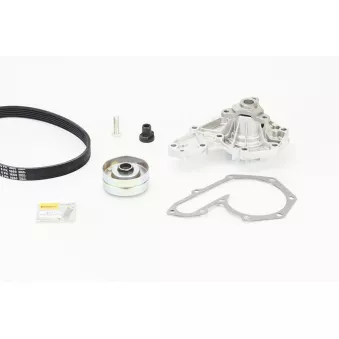 Pompe à eau+Jeu de courroie trapézoïdale à nervures CONTITECH 6PK1660WP1