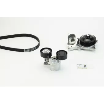 Pompe à eau+Jeu de courroie trapézoïdale à nervures CONTITECH OEM 8519128