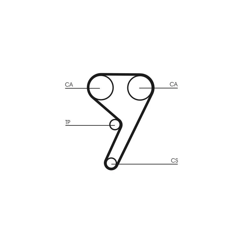 Pompe à eau + kit de courroie de distribution CONTITECH CT881WP4 - Visuel 1
