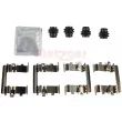 METZGER 109-0185 - Kit d'accessoires, plaquette de frein à disque