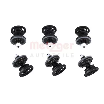 Kit de clip de fixation, revêtement intérieur METZGER 2280086 pour AUDI A4 1.8 TFSI quattro - 170cv