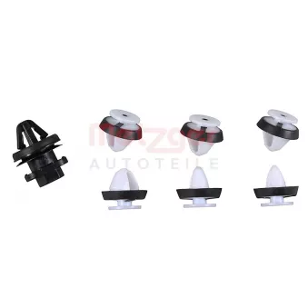 Kit de clip de fixation, revêtement intérieur METZGER 2280095 pour SKODA FABIA 1.0 TSI - 110cv