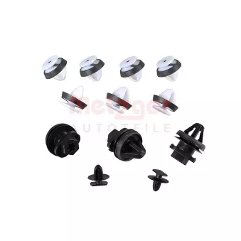 Kit de clip de fixation, revêtement intérieur METZGER 2280098 pour SKODA OCTAVIA 2.0 TDI 4x4 - 150cv