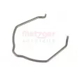 METZGER 2401288 - Pince de maintien, tuyau d'air de suralimentation