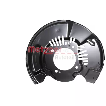 Déflecteur, disque de frein avant droit METZGER 6115576 pour TOYOTA HILUX 2.5 D-4D 4WD - 128cv