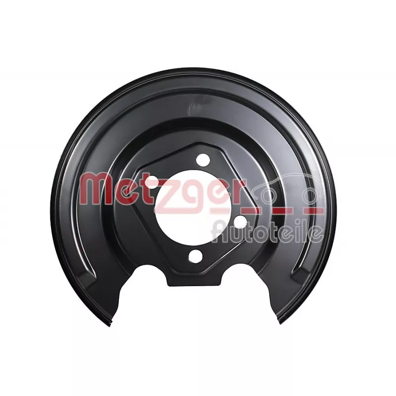 Déflecteur, disque de frein arrière gauche METZGER 6115587 - Visuel 1