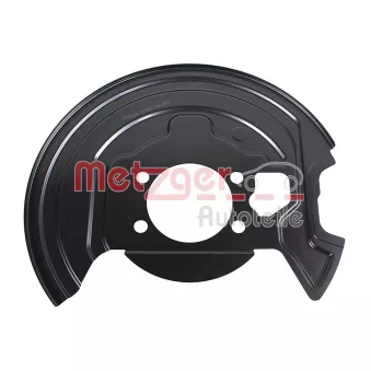 Déflecteur, disque de frein avant gauche METZGER 6115591 pour NISSAN LEAF Electric - 150cv