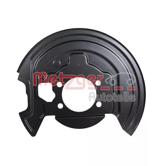Déflecteur, disque de frein avant droit METZGER 6115592 pour NISSAN LEAF Electric - 150cv