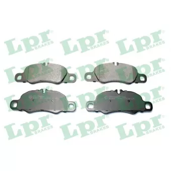 Jeu de 4 plaquettes de frein avant LPR OEM 99735193809