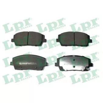 Jeu de 4 plaquettes de frein avant LPR OEM 58101S1A80