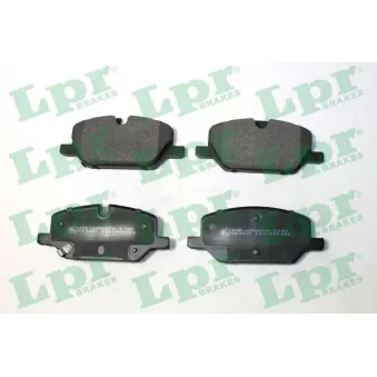 Jeu de 4 plaquettes de frein avant LPR 05P2366