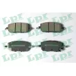 LPR 05P2379 - Jeu de 4 plaquettes de frein avant