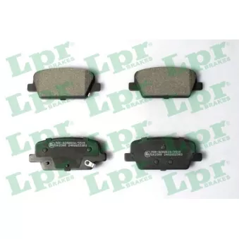 Jeu de 4 plaquettes de frein arrière LPR OEM 58302S1A50